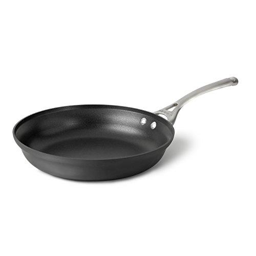 Calphalon Contemporary Hard-Anodized Aluminum Nonstick Cookware, Omelette Fry Pan, 10-inch and 12-inch Set, Black, New Version - 2018986