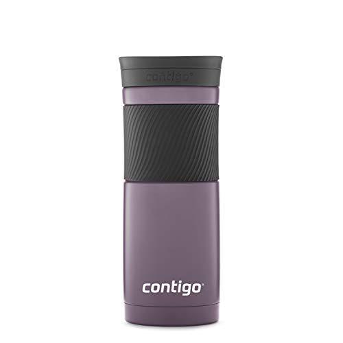 Contigo Stainless Steel Travel Mug | Vacuum-Insulated Coffee Mug | SNAPSEAL Byron Travel Mug, 24oz, Matte Black