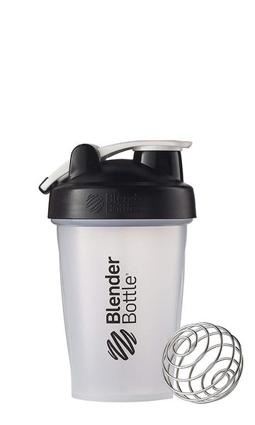 BlenderBottle Classic Loop Top Shaker Bottle, 20-Ounce, Full Color Black