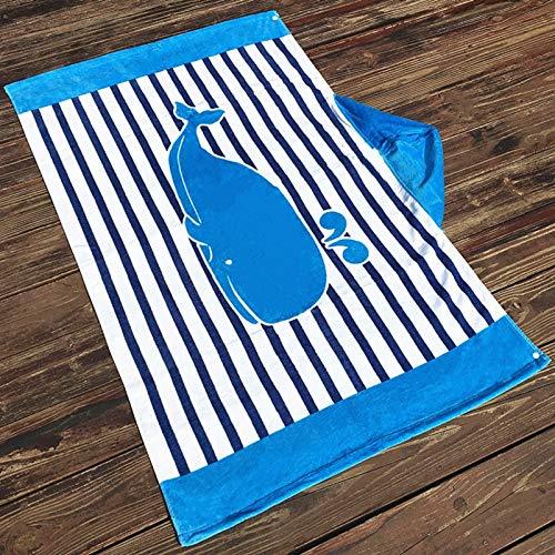 Bavilk Kids Children Hooded Poncho Dinosaur Swim Beach Bath Towel for Girls / Boys