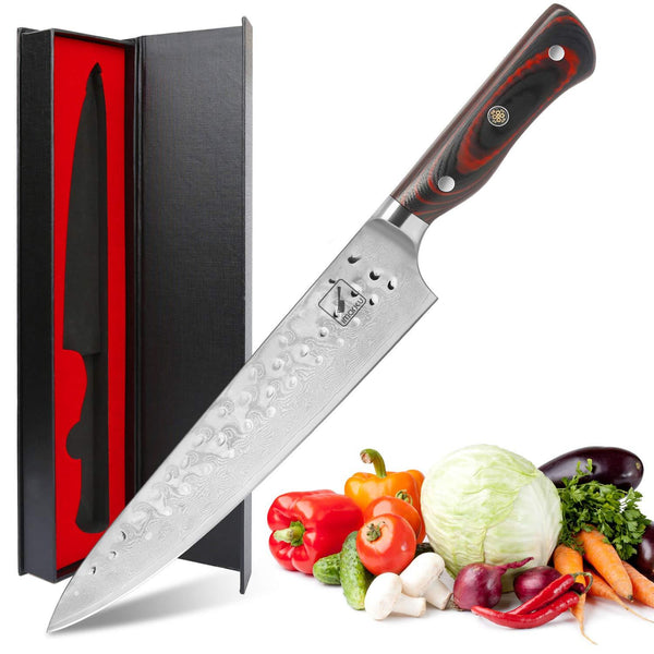 Imarku Pro Kitchen 8 Inch Chef's Knife High Carbon Stainless Steel Sharp Gyutou Knives Ergonomic Equipment