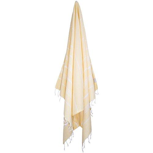 Turkish Bath and Beach Towel Set of 4 Variety Colors Classic Peshtemal 100% Cotton Oversized 39 X 70 Stylish Bath Beach Spa and Pool Towels