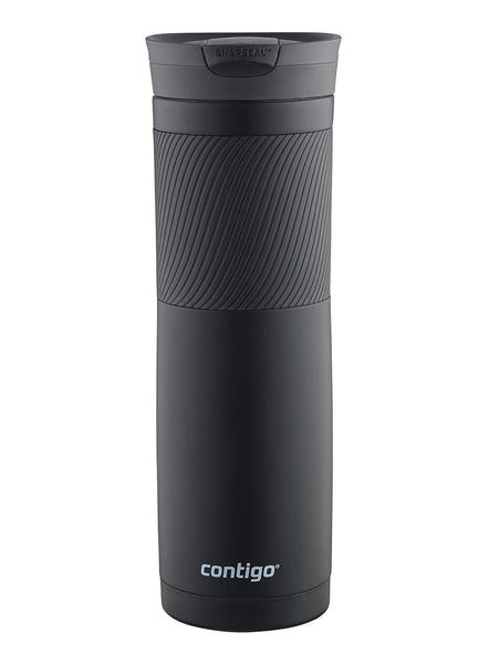 Contigo Stainless Steel Travel Mug | Vacuum-Insulated Coffee Mug | SNAPSEAL Byron Travel Mug, 24oz, Matte Black