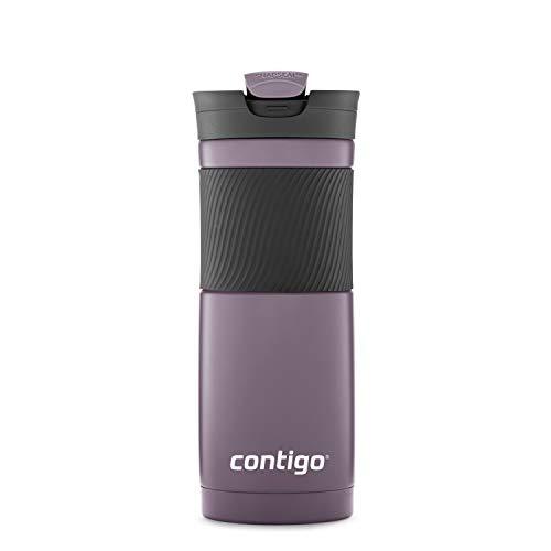 Contigo Stainless Steel Travel Mug | Vacuum-Insulated Coffee Mug | SNAPSEAL Byron Travel Mug, 24oz, Matte Black