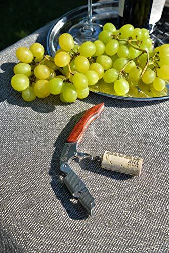 Professional Waiter’s Corkscrew by HiCoup - Rosewood Handle All-in-one Corkscrew, Bottle Opener and Foil Cutter, Used By Sommeliers, Waiters and Bartenders Around The World