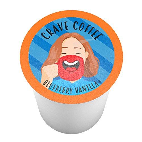 Crave Coffee Flavored Coffee Variety Pack, Compatible with 2.0 K-Cup Brewers, 100 Count