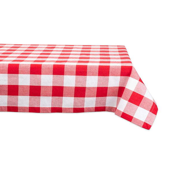 DII Cotton Buffalo Check Table Runner for Family Dinners or Gatherings, Indoor or Outdoor Parties, & Everyday Use (14x72",  Seats 4-6 People), Black & White