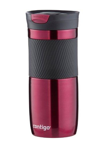 Contigo Stainless Steel Travel Mug | Vacuum-Insulated Coffee Mug | SNAPSEAL Byron Travel Mug, 24oz, Matte Black