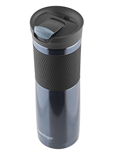 Contigo Stainless Steel Travel Mug | Vacuum-Insulated Coffee Mug | SNAPSEAL Byron Travel Mug, 24oz, Matte Black