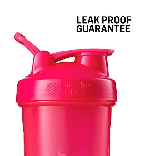 BlenderBottle Classic Loop Top Shaker Bottle, 20-Ounce, Full Color Black